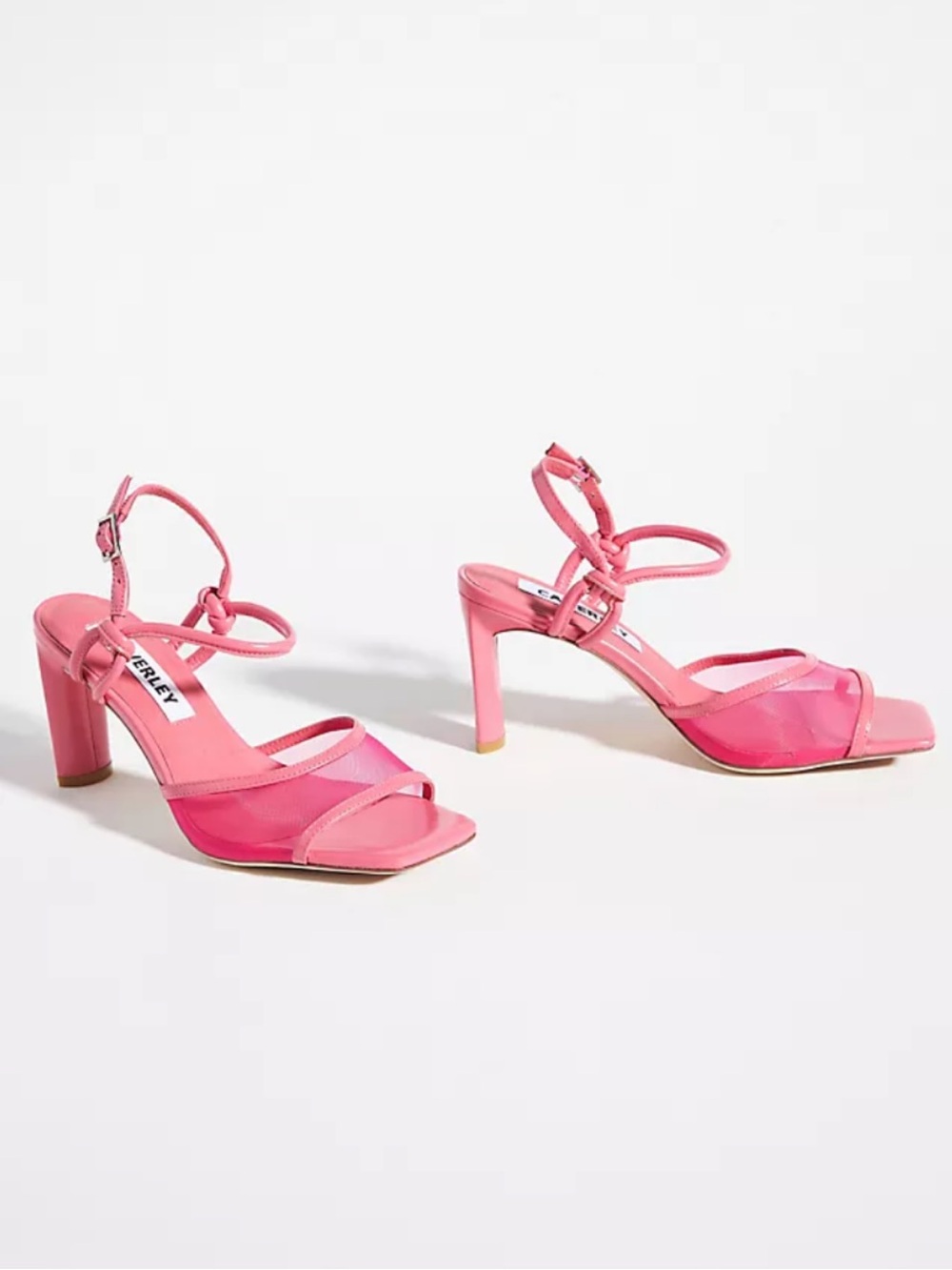 Pink Strappy High Heel Sandals